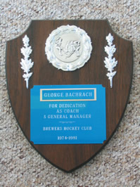Brewers Bachrach Plaque